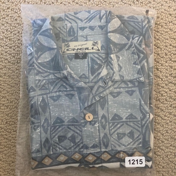 VTG O’NEILL Aloha Hawaiian Floral Tropical Short Sleeve Shirt Men M Medium - Picture 8 of 8